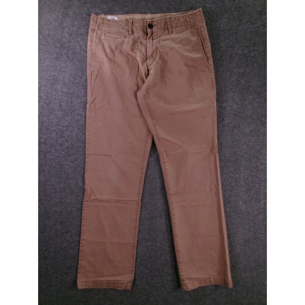 Gap Pants Men 29X30 Brown The Lived In Straight Leg Regular Fit Causal Work